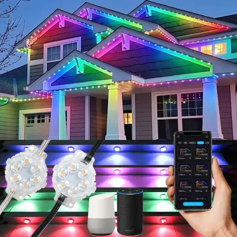 DC24V/48V 40mm RGBW LED Permanent Christmas Light