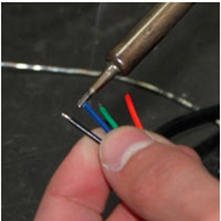 How to solder the strips?