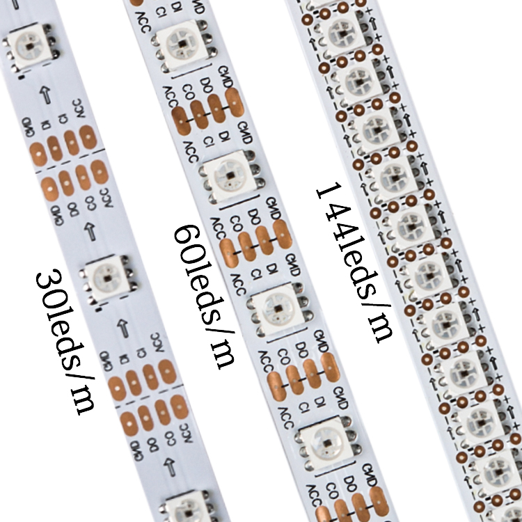 SK9822 APA102C Flexible RGB Pixel LED Strip 60LEDs/m