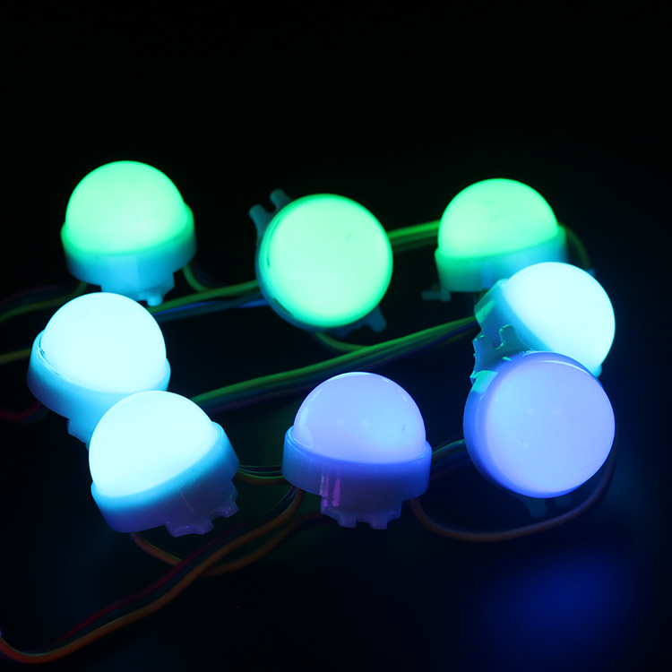 30mm Digital RGB LED Pixel Dome Light