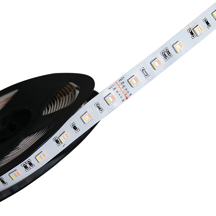 RGB WHITE AMBER Color Flexible 60LED Strip Light