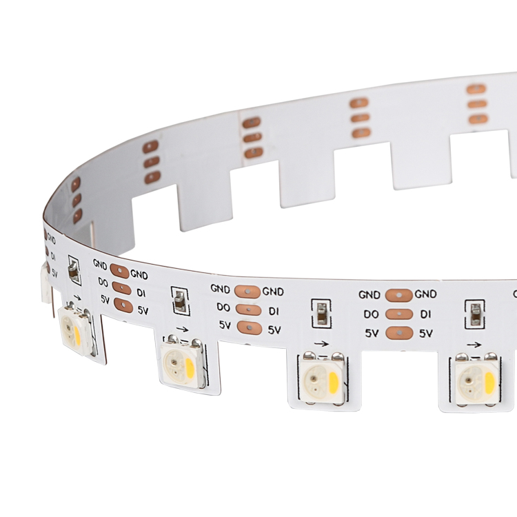 3D Bendable Angle Adjustable Addressable SK6812 RGBW LED Pixel Strip 5V