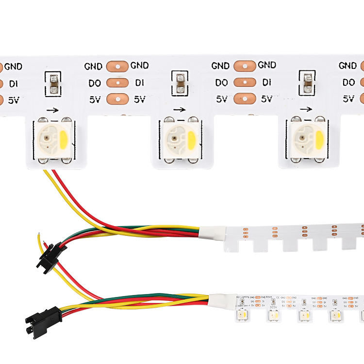 3D Bendable Angle Adjustable Addressable SK6812 RGBW LED Pixel Strip 5V